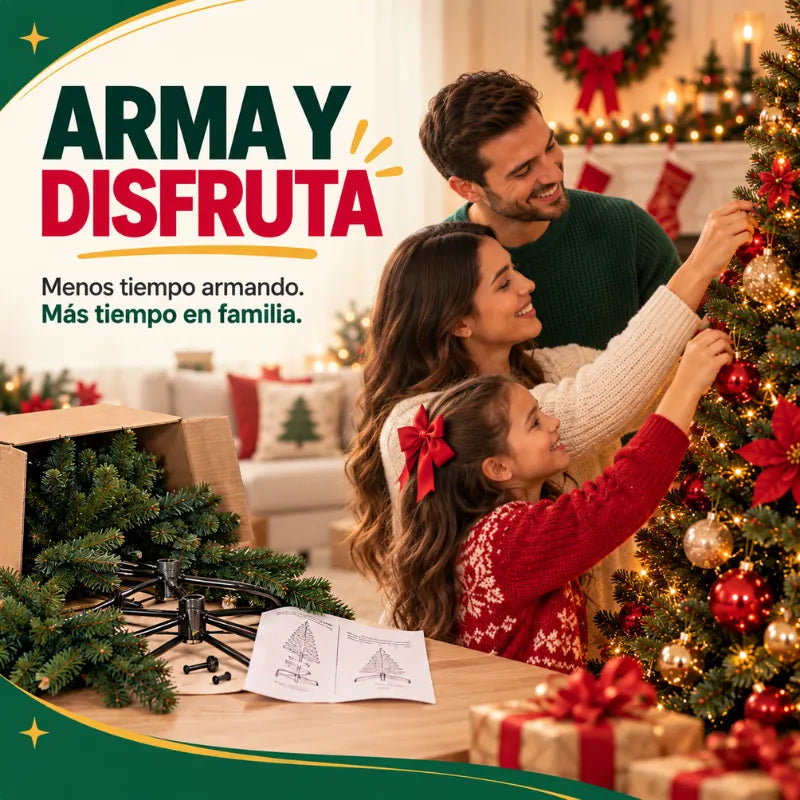 Nuevo Árbol de Navidad - 2.10 Mts