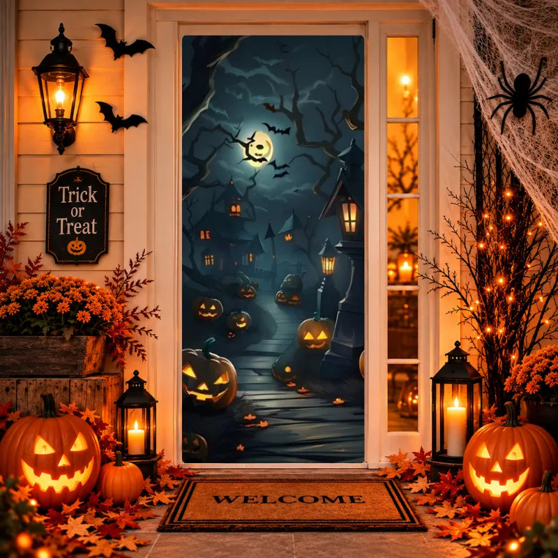 Funda para puerta halloween