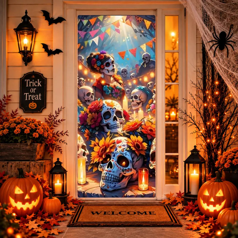 Funda para puerta halloween