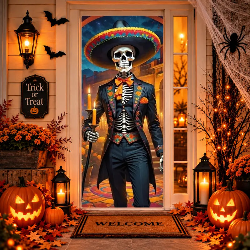 Funda para puerta halloween