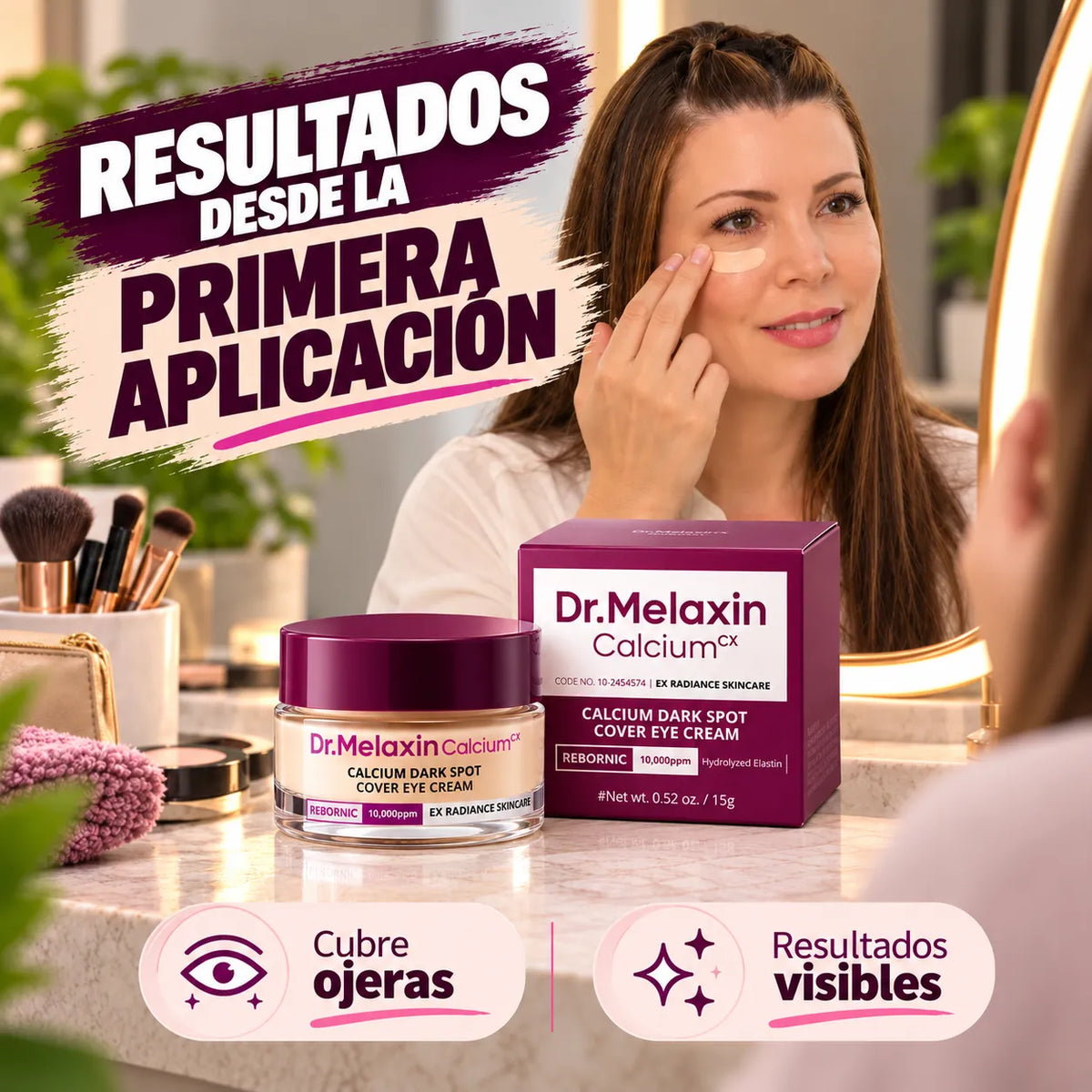 Dr. Melaxin Calcium™ – Crema Correctora de Ojeras
