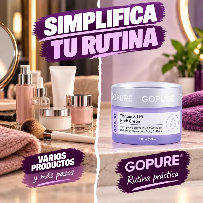 GoPure® Crema Rejuvenecedora de Cuello