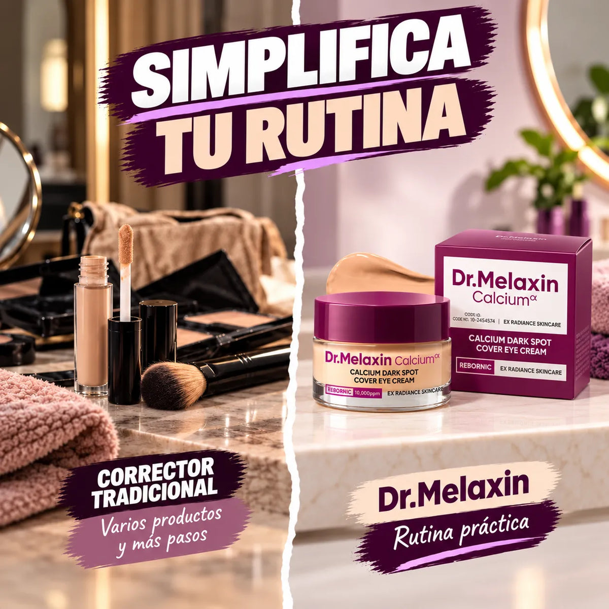 Dr. Melaxin Calcium™ – Crema Correctora de Ojeras